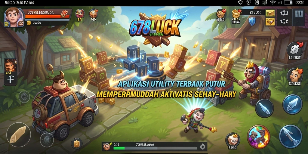 Tampilan antarmuka aplikasi 678LUCK yang modern dan fungsional.