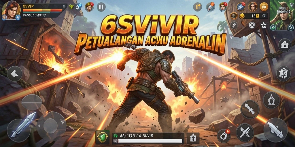 Gameplay seru 6SVIP dengan pertarungan yang intens.