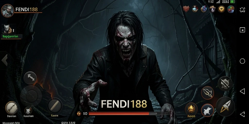 Gambaran menakutkan dari gameplay FENDI188 saat menjelajahi kegelapan.