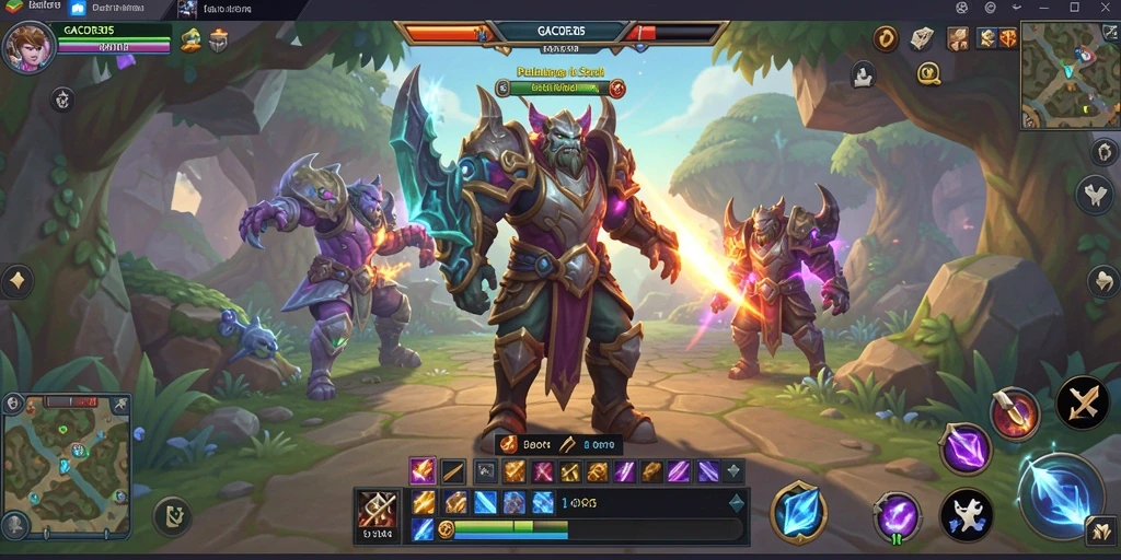 Screenshot utama GACOR305 yang menampilkan aksi seru dalam MMORPG.