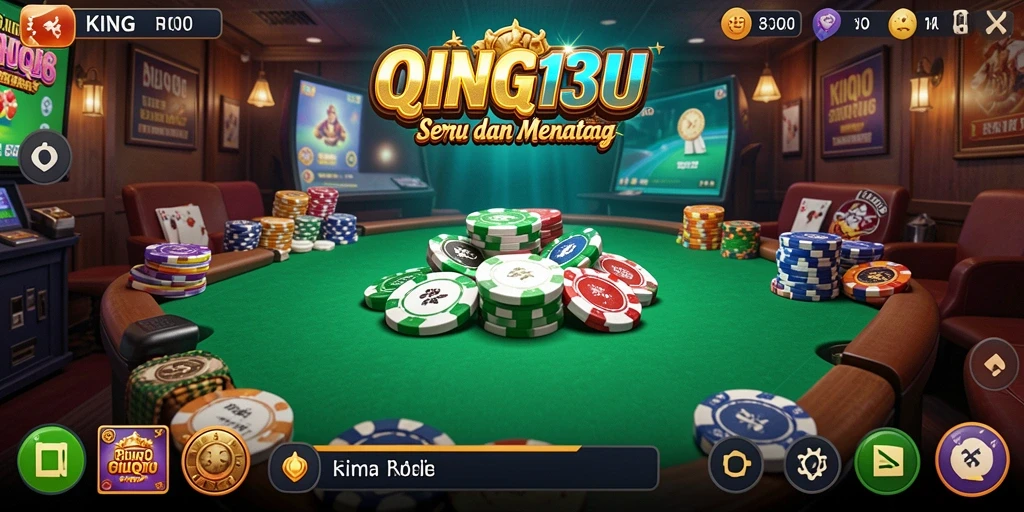 Screenshot KING138 yang menunjukkan serunya gameplay QiuQiu.
