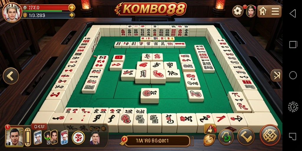 Tampilan gameplay menegangkan dan menyenangkan di KOMBO88.