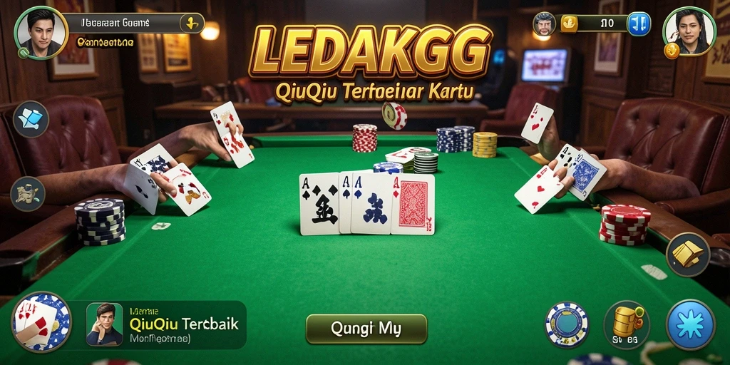 Tampilan menarik dari gameplay QiuQiu di LEDAKGG.