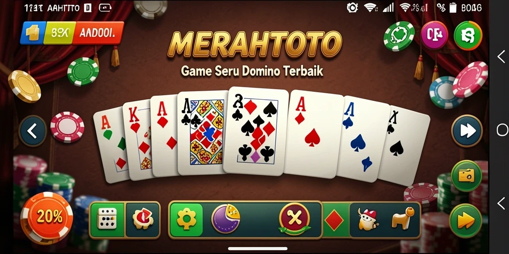 Tampilan gameplay yang menarik dalam MERAHTOTO.