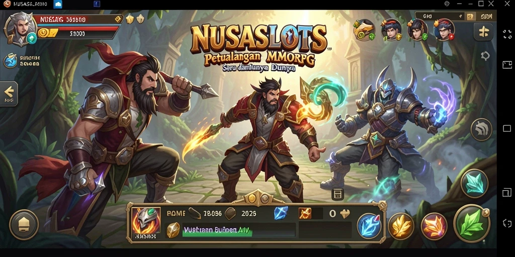 Tampilan gameplay NUSASLOTS yang menakjubkan dengan aksi seru.
