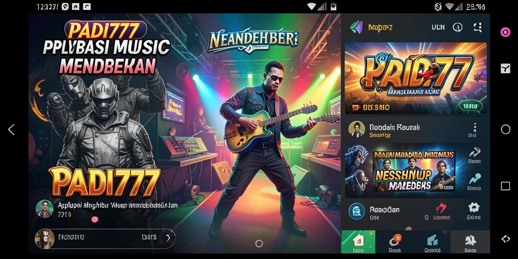 Tampilan gameplay PADI777 dengan interaksi musik yang menarik.