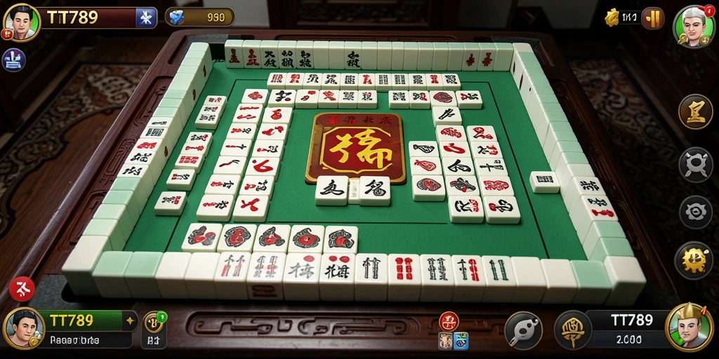 Tampilan screenshot gameplay Mahjong yang menarik dan menantang.